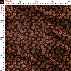 The Red Garden Print Fabric