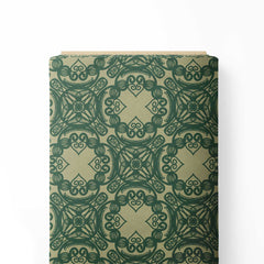 Muted Emeralds Print Fabric