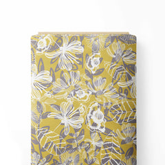 Contemporary florals Print Fabric