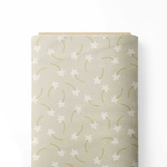 dawn white star Print Fabric