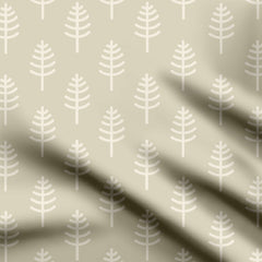 minimal christmas tree Print Fabric