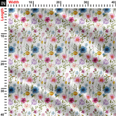 floral garden Print Fabric