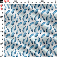 Feathers Print Fabric