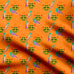 Winged Harmony Print Fabric