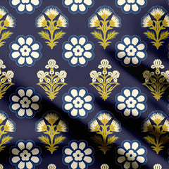 Symmetrical Garden Print Fabric