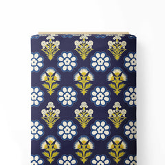 Symmetrical Garden Print Fabric