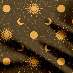 Astrology Zodiac Signs Print Fabric