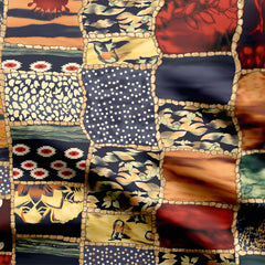 mixed vintage pattern Print Fabric