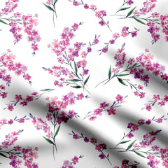 mini flowers well allover Print Fabric