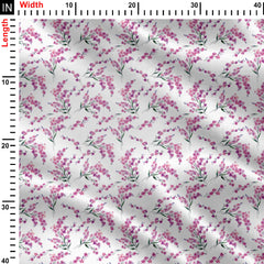 mini flowers well allover Print Fabric