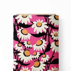 Coneflowers pinky Print Fabric