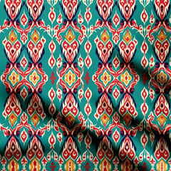 Jasmine Ikat Print Fabric