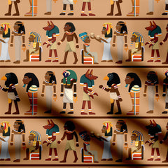 Egypt theme pattern Print Fabric