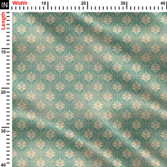 butta and ikkat design Print Fabric