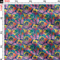 tropical style high light pattern Print Fabric