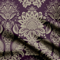 Vintage Violet Print Fabric