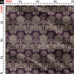 Vintage Violet Print Fabric