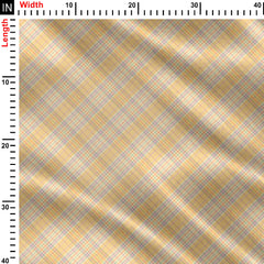 Playful Charm Rainbow Stripes Print Fabric