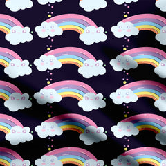 Rainbow Print Fabric