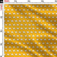 Divine Cows Print Fabric