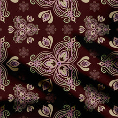 Ethnic Motif Print Fabric