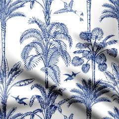 Toile Tropical Forest Print Fabric