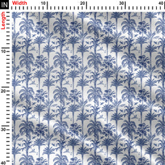 Toile Tropical Forest Print Fabric