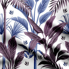 Tropical Forest Trees 2 Print Fabric