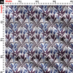 Tropical Forest Trees 2 Print Fabric