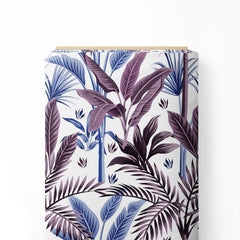 Tropical Forest Trees 2 Print Fabric