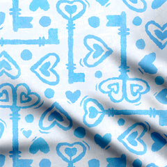 Valentine's for Boys Print Fabric