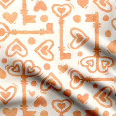 Valentine's for Girls Print Fabric