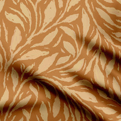 Flow of Leaves Print Fabric