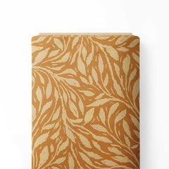 Flow of Leaves Print Fabric