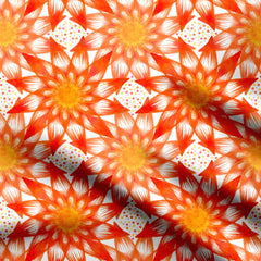 Big Flowers Cotton Fabric