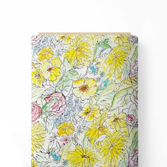 floral watercolour Print Fabric