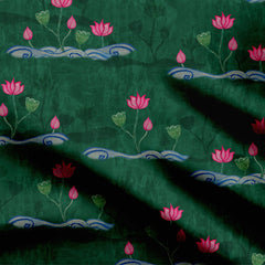 Lotus Bloom 2 Print Fabric