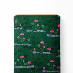 Lotus Bloom 2 Print Fabric