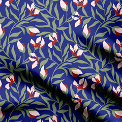 Moonlight Petals Print Fabric