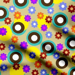 That 60s feeling Print Fabric