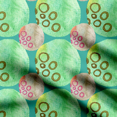 Geometrical pattern circles Print Fabric