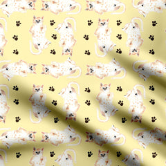 Meaow Print Fabric