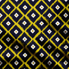 Artisanal Ikat Print Fabric