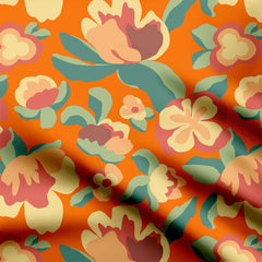 Candy Flowers Print Fabric