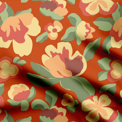 Rustic Flora Print Fabric