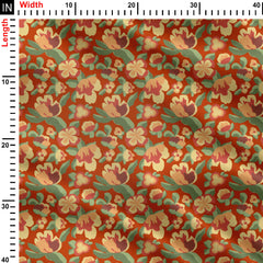 Rustic Flora Print Fabric