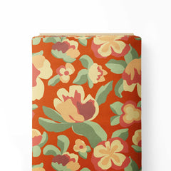 Rustic Flora Print Fabric