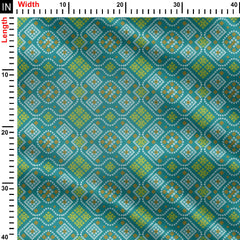 Bandhani Sky Dot Print Fabric