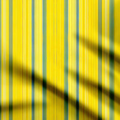 Yellow Stripes Print Fabric