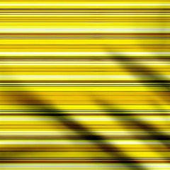 Yellow Even Stripes Print Fabric